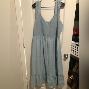 Chambray Midi Dress